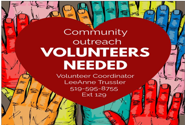Community Outreach Volunteers Needed